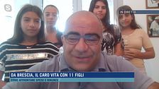 Da Brescia, il caro vita con 11 figli