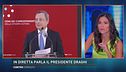 Mario Draghi in diretta