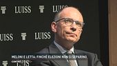 Enrico Letta e Giorgia Meloni, curiosa coppia!