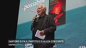 Santoro si fa il partito e si allea con Conte
