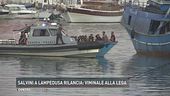 Matteo Salvini torna a Lampedusa