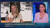 Giorgia Meloni in diretta da Ceglie Messapica