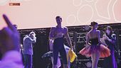 Pio e Amedeo allo spettacolo di Roberto Bolle