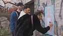 Pio e Amedeo e lo street artist Endless