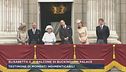 Elisabetta II, il balcone di Buckingham Palace