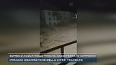 Bomba d'acqua nelle Marche, Sassoferrato sommersa