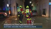 Emergenza maltempo, persone bloccate