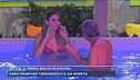 Gf Vip, il primo bacio in piscina