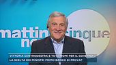 In diretta Antonio Tajani, vicepresidente di Forza Italia
