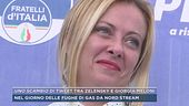 Uno scambio di tweet tra Zelensky e Giorgia Meloni