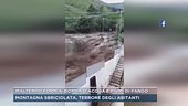 Maltempo Formia, bomba d'acqua e fiumi di fango