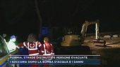 Formia, strade distrutte e persone evacuate