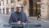 Roma, Giorgia Meloni nella sede di Fratelli d'Italia