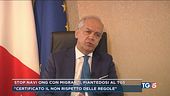 Stop navi ong con migranti, Piantedosi al Tg5