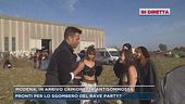 Rave a Modena, concluso incontro con le forze dell'ordine: in attesa dello sgombero