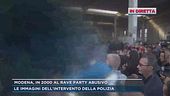 Rave a Modena, oscurato con vernice spray l'obbiettivo della telecamera di Mattino 5