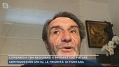 In diretta il Presidente della Regione Lombardia Attilio Fontana