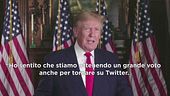 Il ritorno di Trump su Twitter dopo un sondaggio di Musk