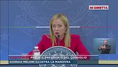 Giorgia Meloni illustra la manovra