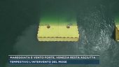 Mareggiata e vento forte, Venezia resa asciutta