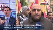 Palermo, la protesta dei percettori del reddito