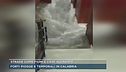 Strade come fiumi e case allagate