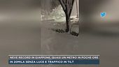 Neve record in Giappone, quasi un metro in poche ore