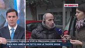 Legnano, famiglia vive in macchina con i figli
