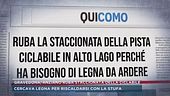 Gravedona, anziano ruba staccionata della ciclabile