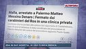 Mafia, arrestato il boss latitante