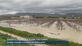 Caserta, esonda il fiume Volturno