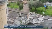 Napoli, pioggia e vento forte