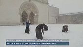 Assisi, i francescani accolgono "sorella neve"