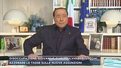 Silvio Berlusconi sulla disoccupazione giovanile: "Tagliare le tasse sul lavoro"