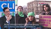 Milano, attivisti di Fridays for Future in piazza