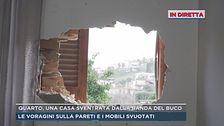 Quarto, una casa sventrata dalla banda del buco