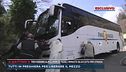 Trevignano, il pullman di fedeli rimasto bloccato per strada