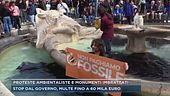 Proteste ambientaliste e monumenti imbrattati