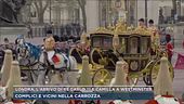 Londra, l'arrivo di Re Carlo III e Camilla a Westminster