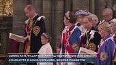 Londra, Kate, William e i bambini all'incoronazione