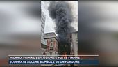 Milano, il fumo e i soccorsi in centro