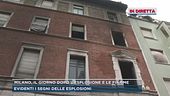 Milano, il giorno dopo l'esplosione e le fiamme