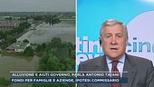 Alluvione e aiuti governo, parla Antonio Tajani