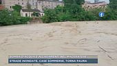 Bomba d'acqua e allagamenti nel maceratese