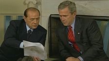 Silvio Berlusconi insieme ai grandi del mondo