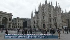 Milano, tutto pronto per i funerali di stato di Silvio Berlusconi