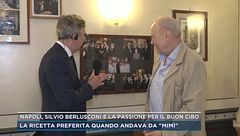 Napoli, Silvio Berlusconi e la passione per il buon cibo