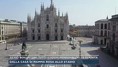 Silvio Berlusconi, tutti i luoghi meneghini della sua vita