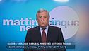 Guerra Ucraina, parla il ministro Antonio Tajani