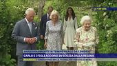 Carlo e i figli accorsi in Scozia dalla Regina